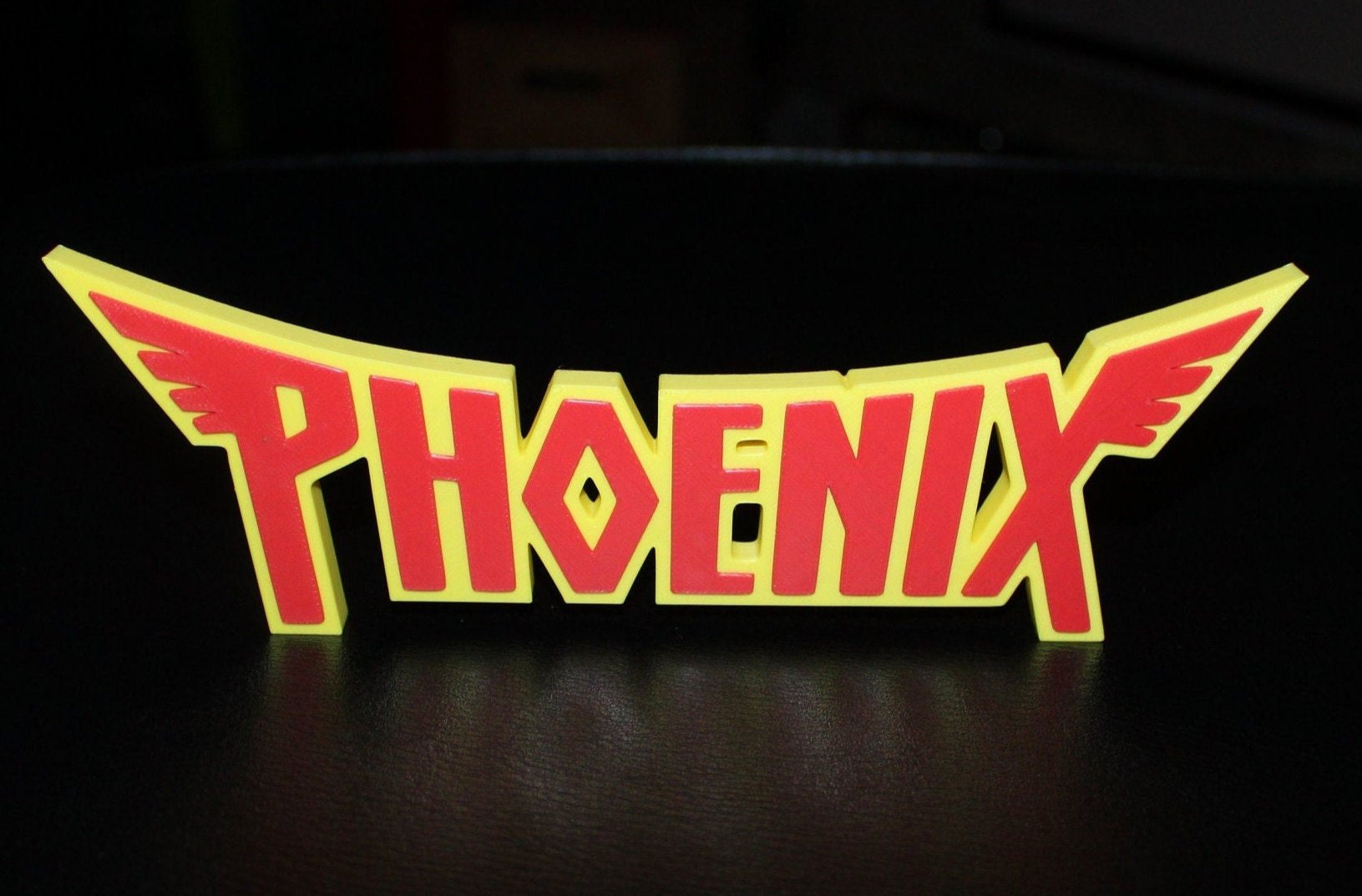 Phoenix 3D printed Comic Logo Art