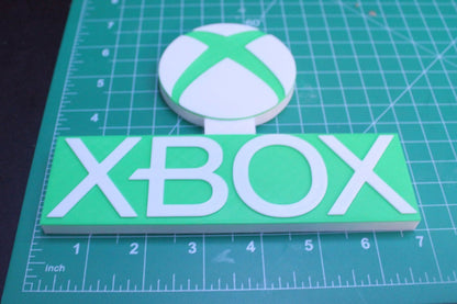 Xbox 3D printed Logo Sign Wall Desk Shelf Art