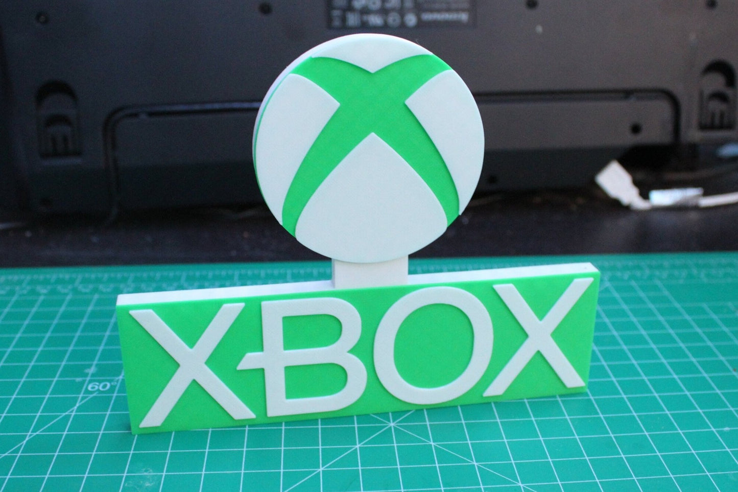 Xbox 3D printed Logo Sign Wall Desk Shelf Art