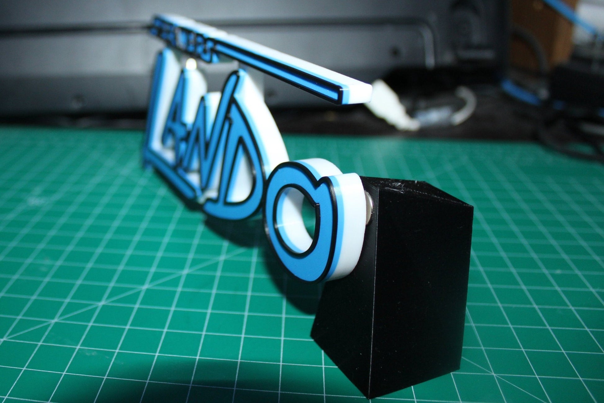 Lando 3D printed Logo Art