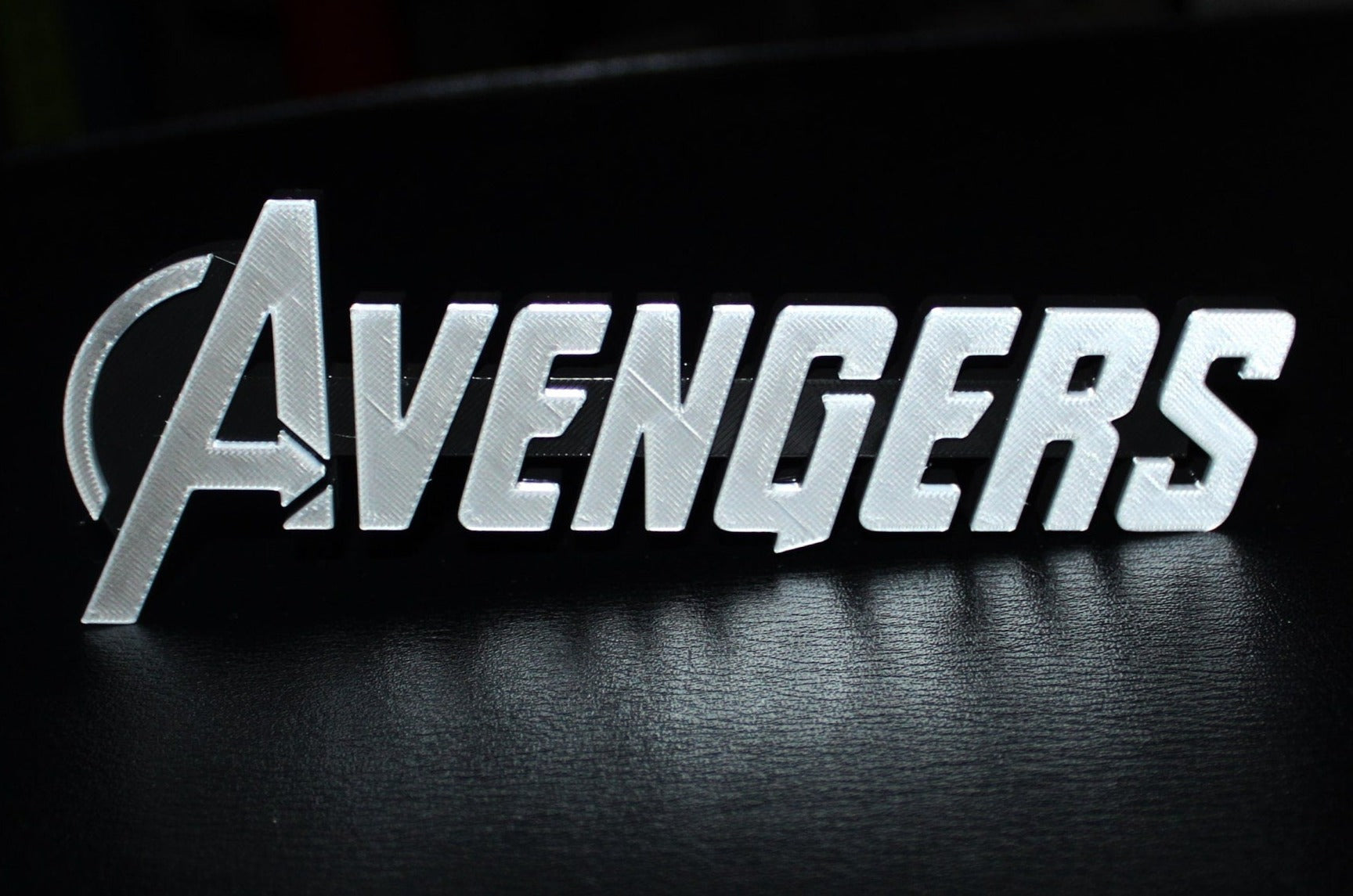 Avengers 3D printed Comic Logo Art