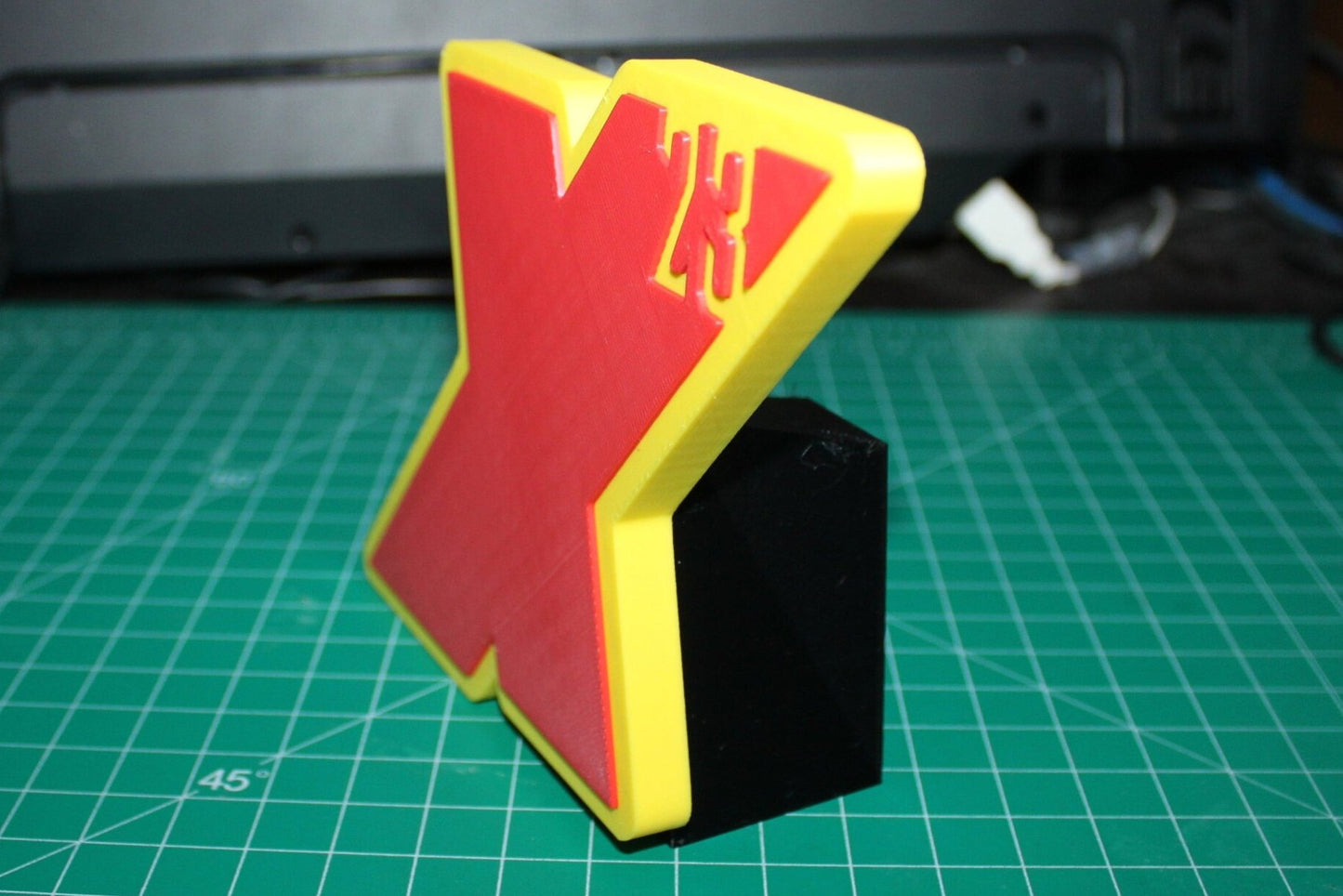 X-23 3D printed Comic Logo Art