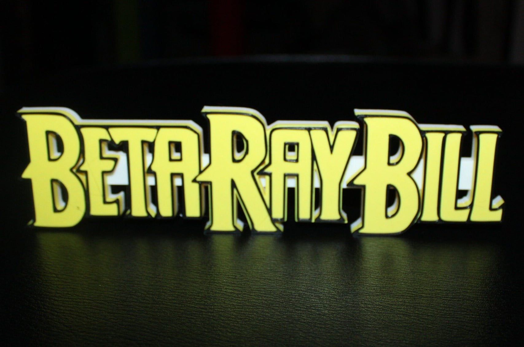 Beta Ray Bill 3D printed Comic Logo Art