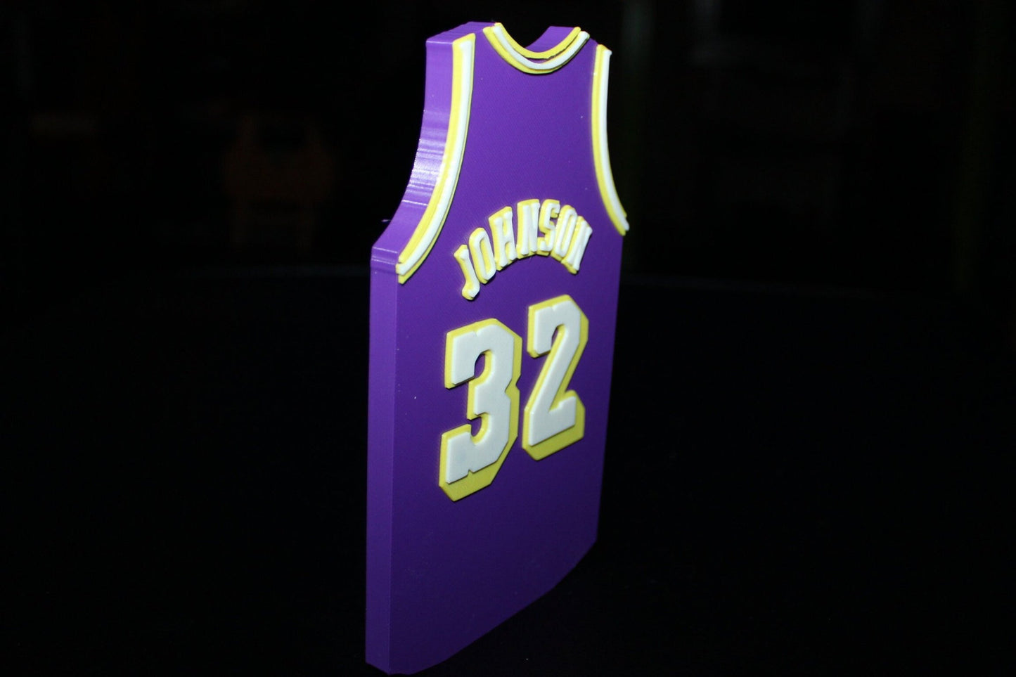 Magic Johnson Lakers Jersey 3D printed Logo Sign Wall Desk Shelf Art