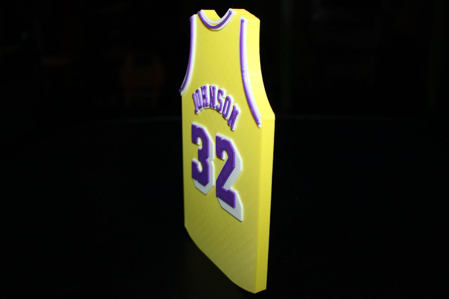 Magic Johnson Lakers Jersey 3D printed Logo Sign Wall Desk Shelf Art