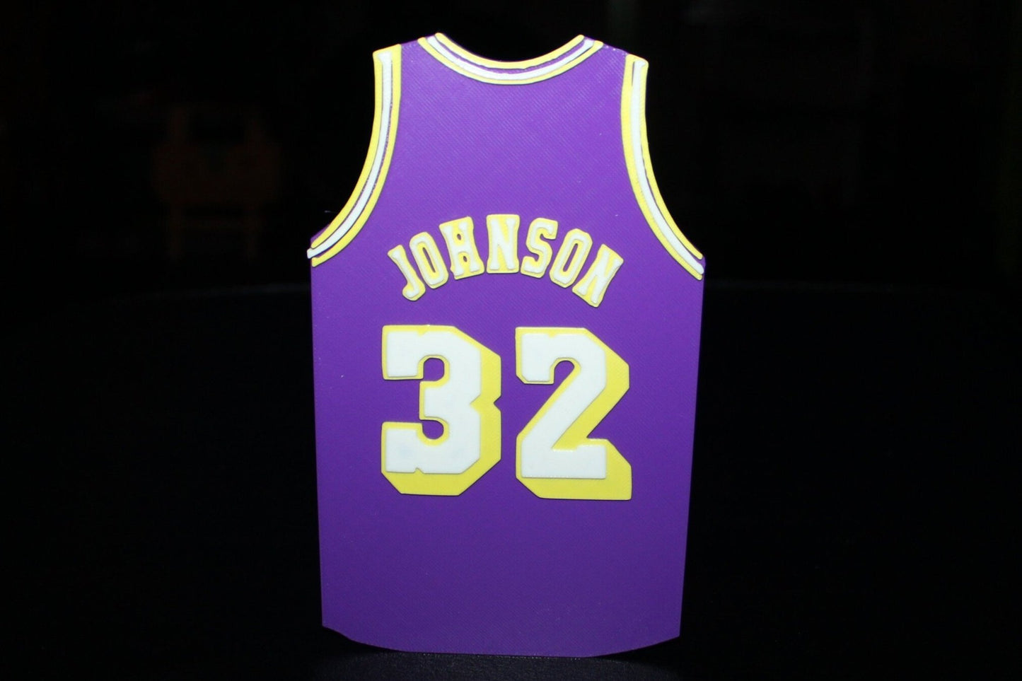 Magic Johnson Lakers Jersey 3D printed Logo Sign Wall Desk Shelf Art