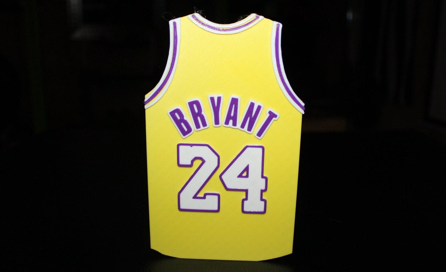 Kobe Bryant Lakers Jersey 3D printed Logo Sign Wall Desk Shelf Art