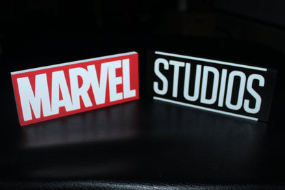 Marvel Studios 3D printed Comic Logo Art