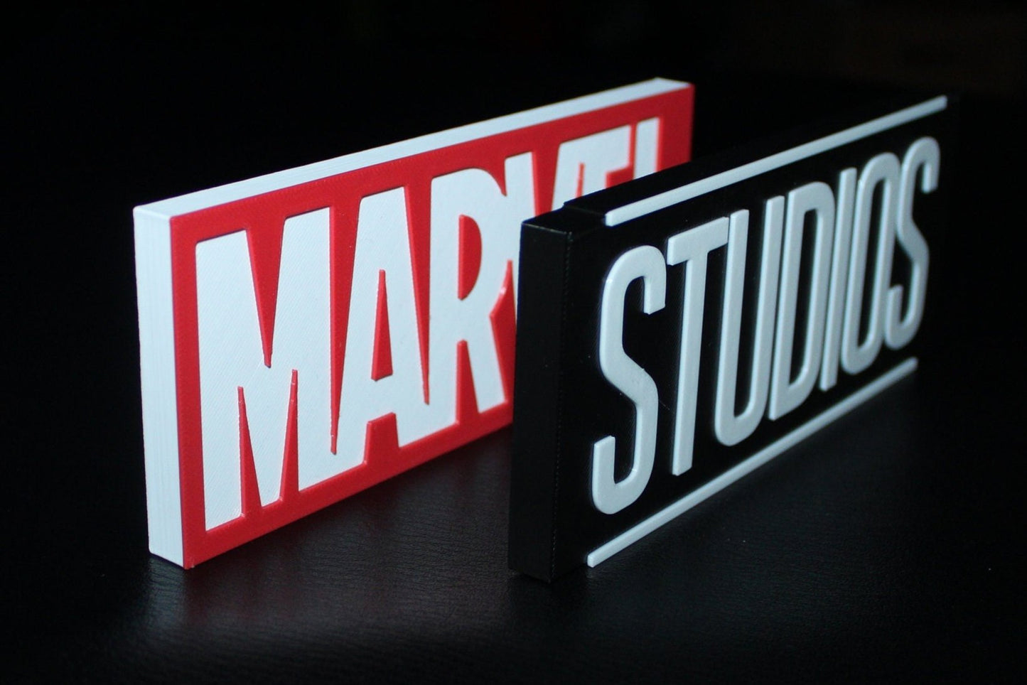 Marvel Studios 3D printed Comic Logo Art