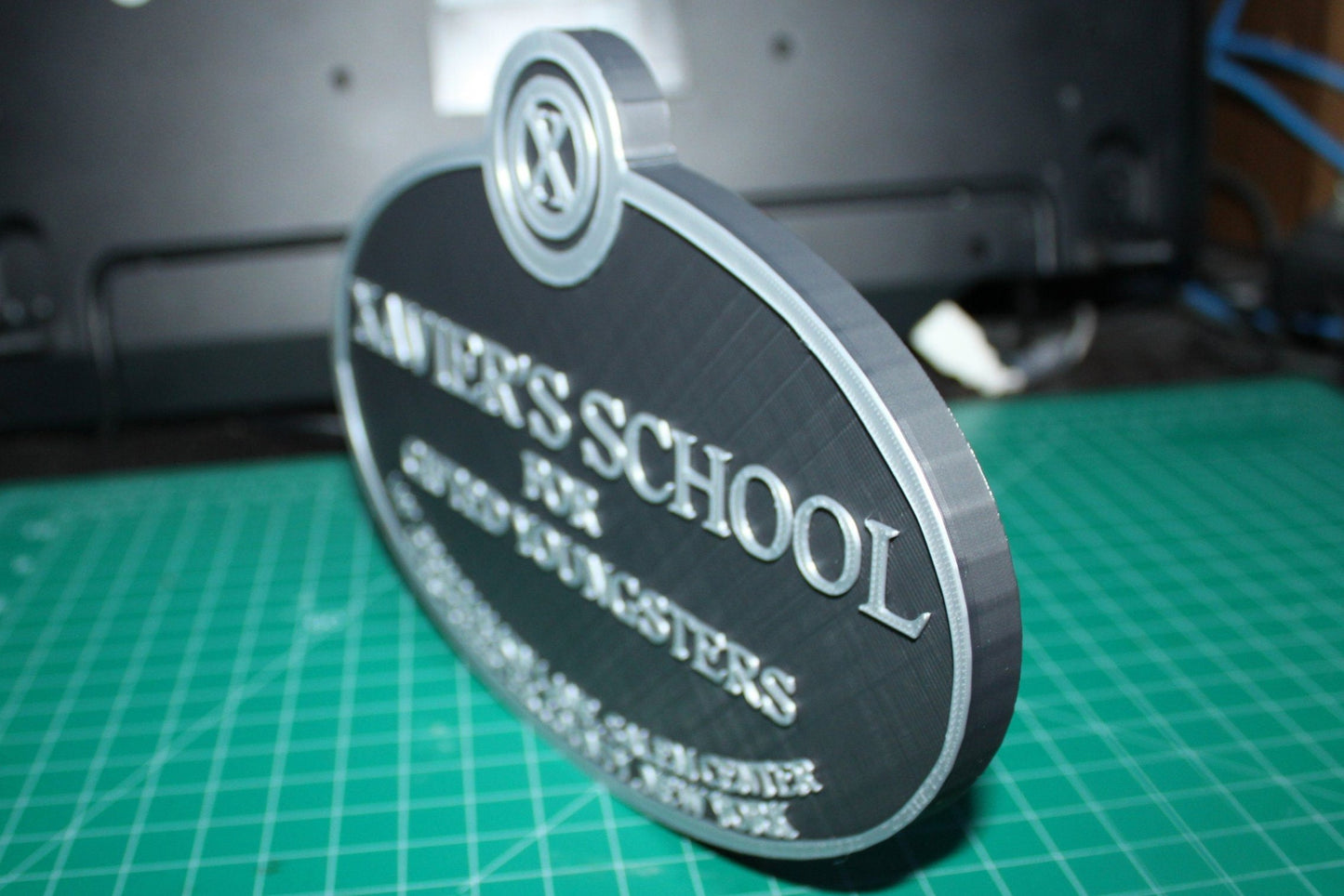 Xavier's School For Gifted Youngsters 3D printed Logo Art