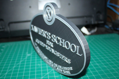 Xavier's School For Gifted Youngsters 3D printed Logo Art