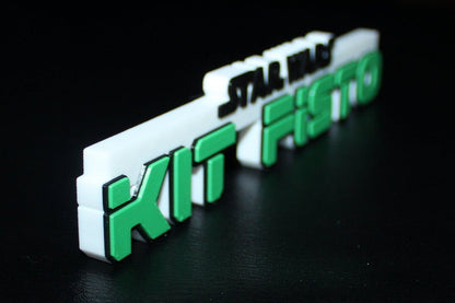 Kit Fisto 3D printed Comic Logo Art