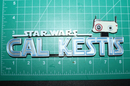 Cal Kestis 3D printed Logo Art