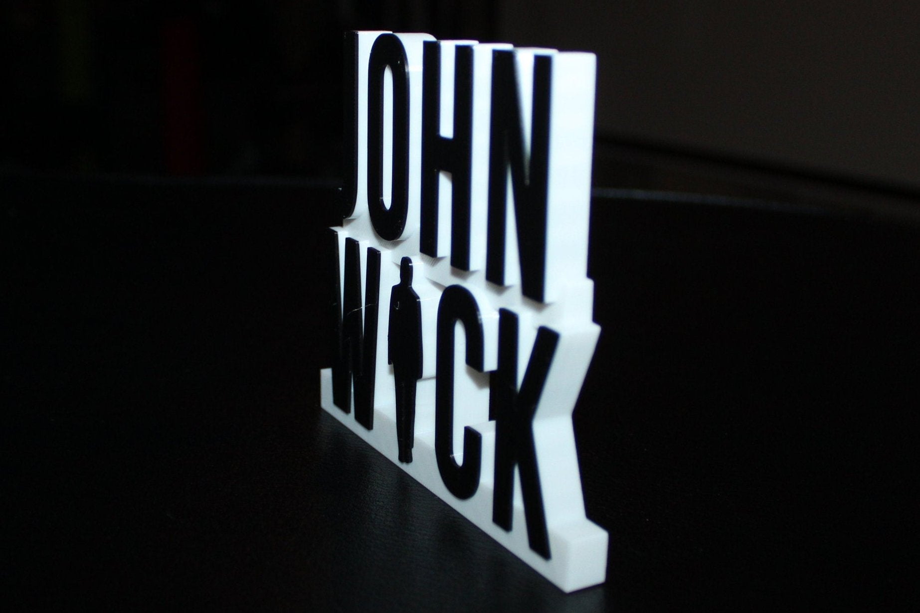 John Wick Movie 3D Printed Logo