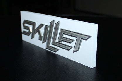 Skillet 3D Printed Logo Art