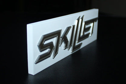 Skillet 3D Printed Logo Art