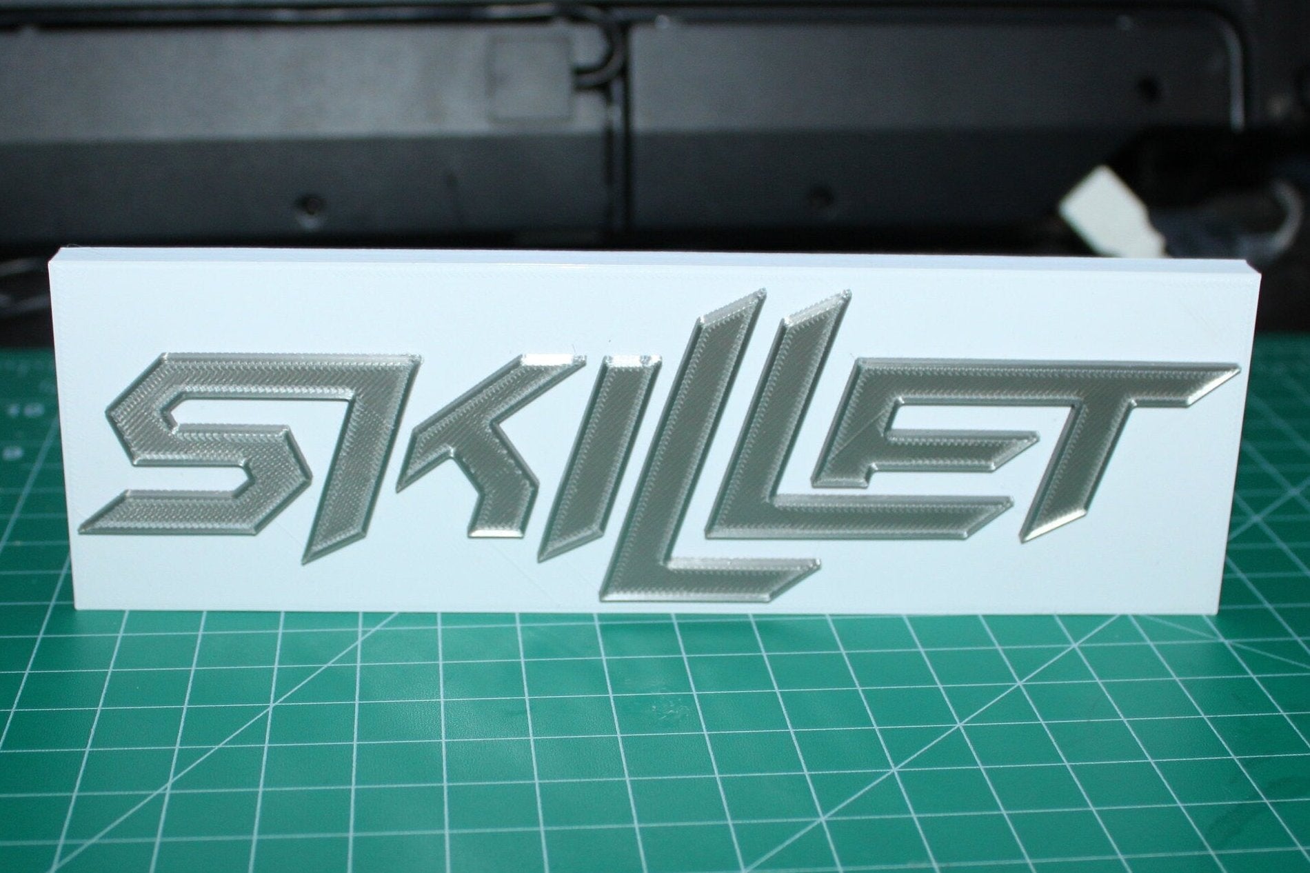 Skillet 3D Printed Logo Art