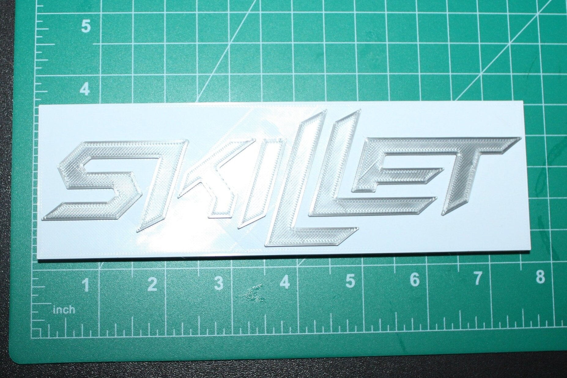 Skillet 3D Printed Logo Art