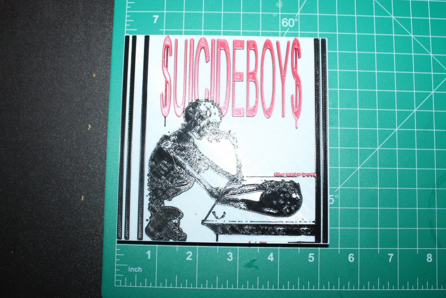 SuicideboyS Ether Hated or Ignored 3D Printed Logo Art