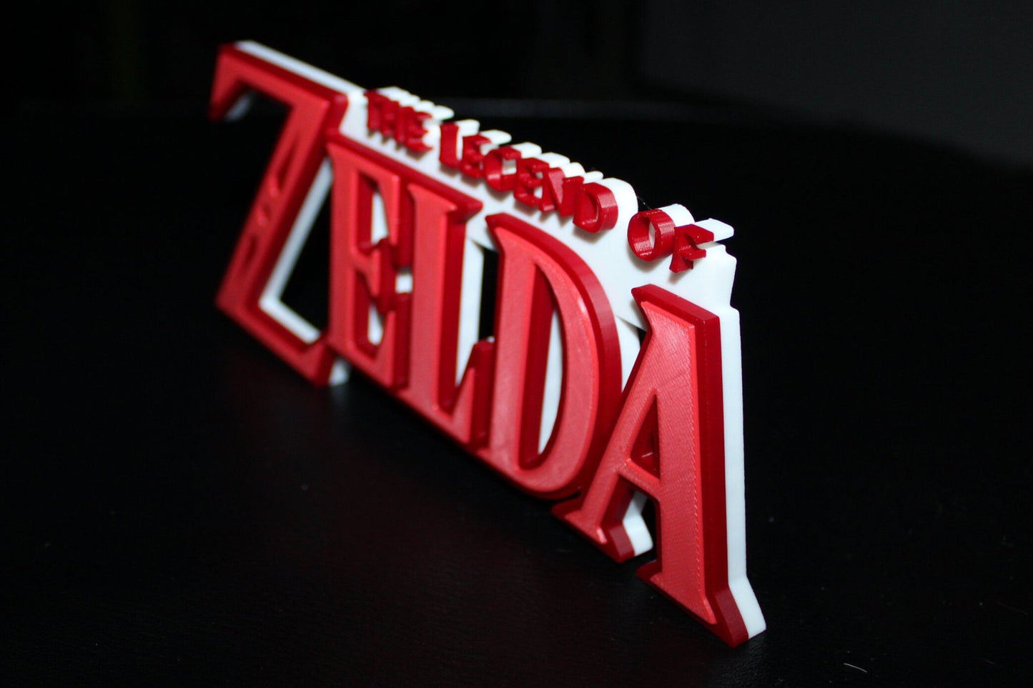 The Legend Of Zelda 3D printed Logo Sign Wall Desk Shelf Art