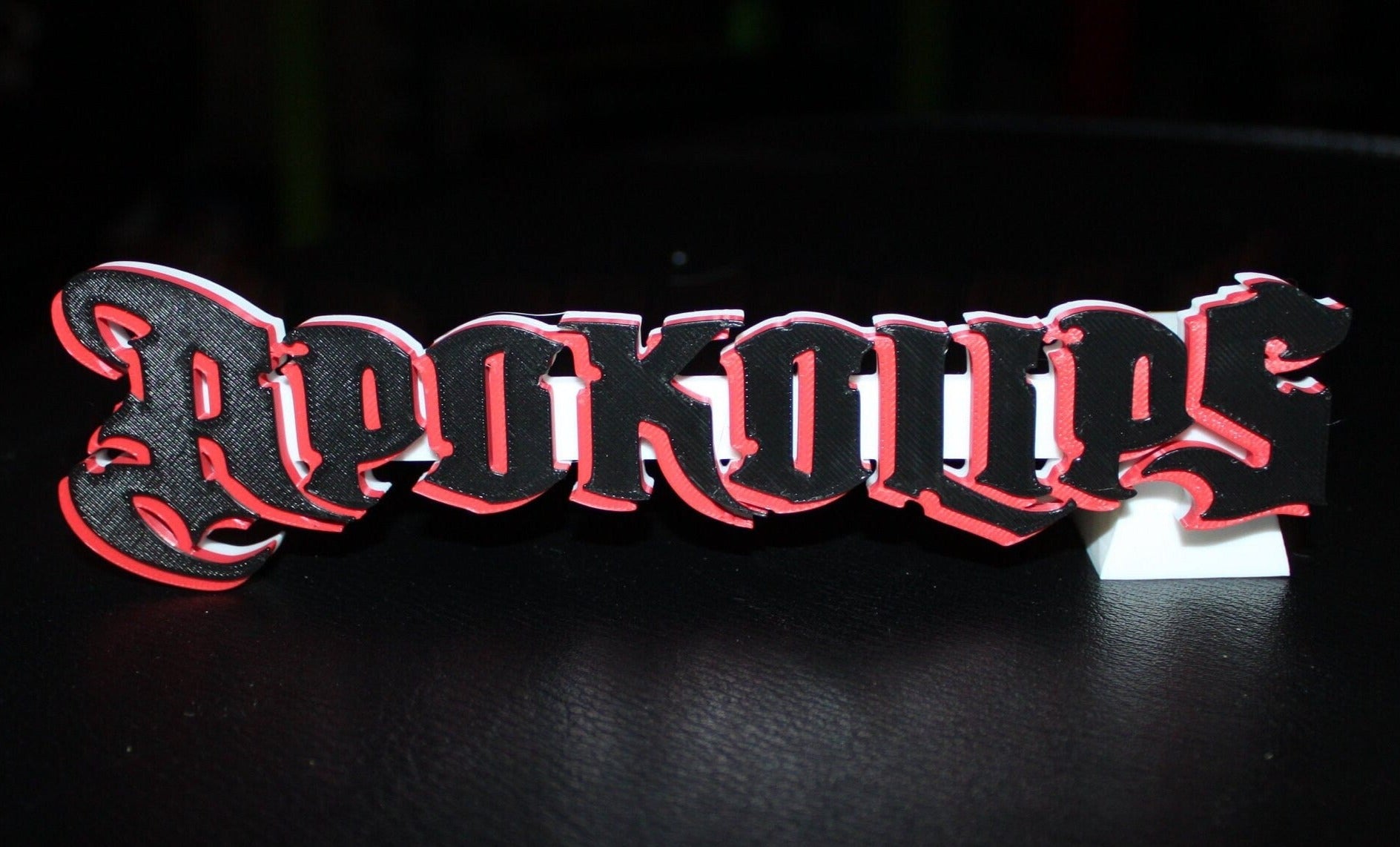 Apokolips 3D printed Comic Logo Art