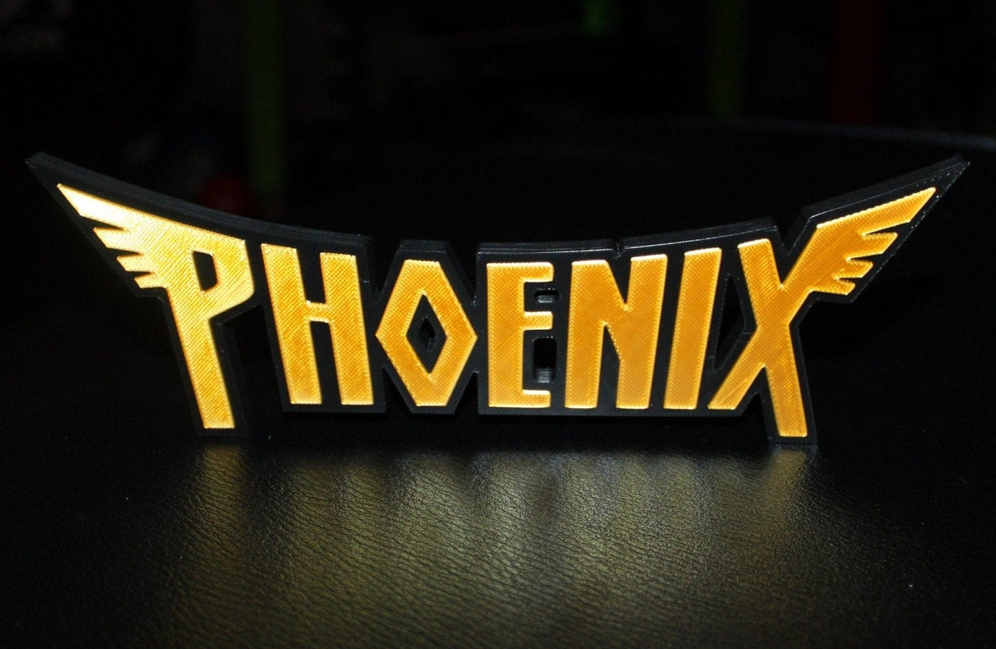 Phoenix 3D printed Logo Sign Wall Desk Shelf Art