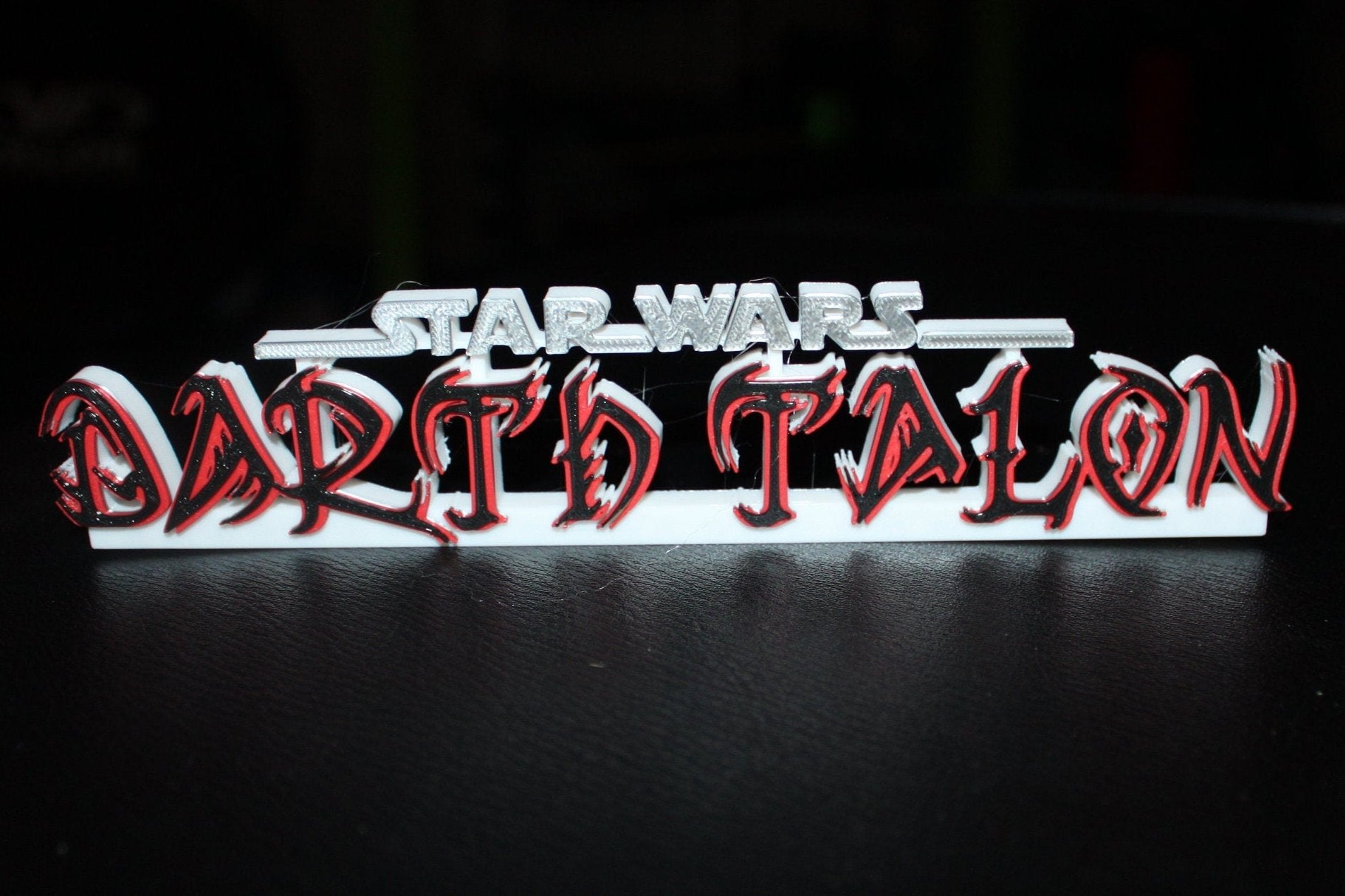 Darth Talon 3D printed Logo Art