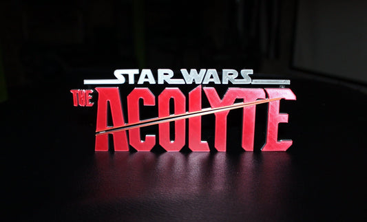 The Acolyte 3D printed Logo Art