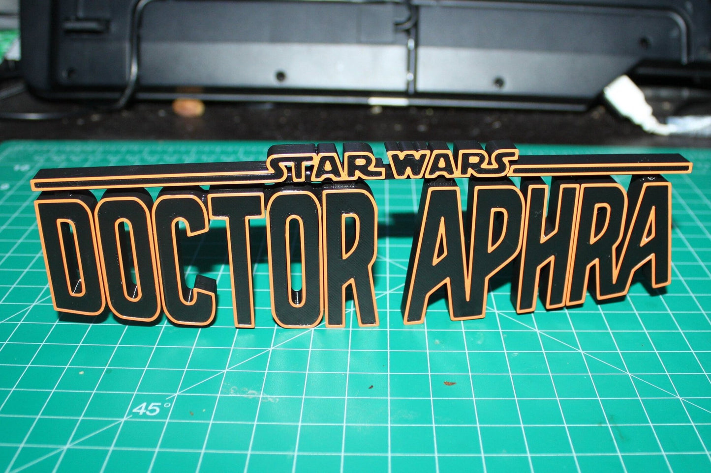 Doctor Aphra 3D printed Logo Art