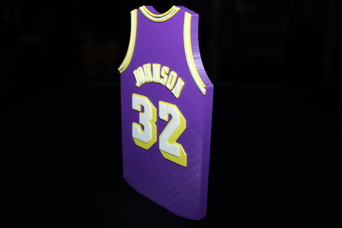 Magic Johnson Lakers Jersey 3D printed Logo Sign Wall Desk Shelf Art