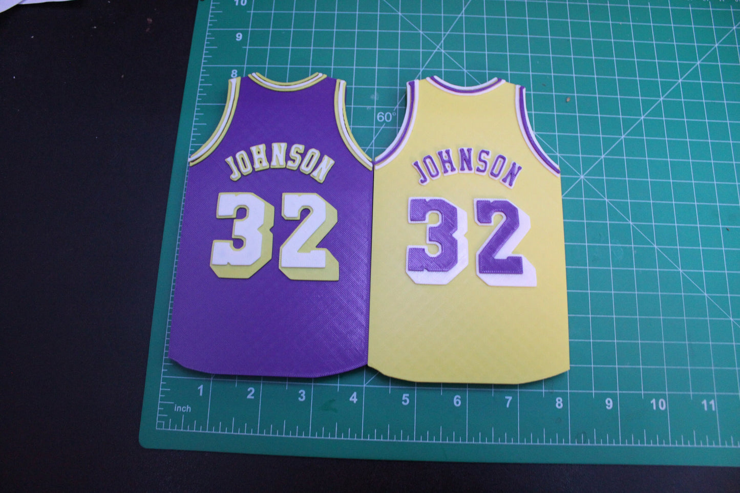 Magic Johnson Lakers Jersey 3D printed Logo Sign Wall Desk Shelf Art