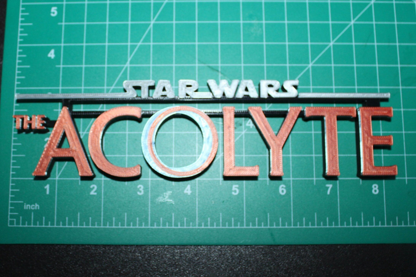 The Acolyte 3D printed Logo Art