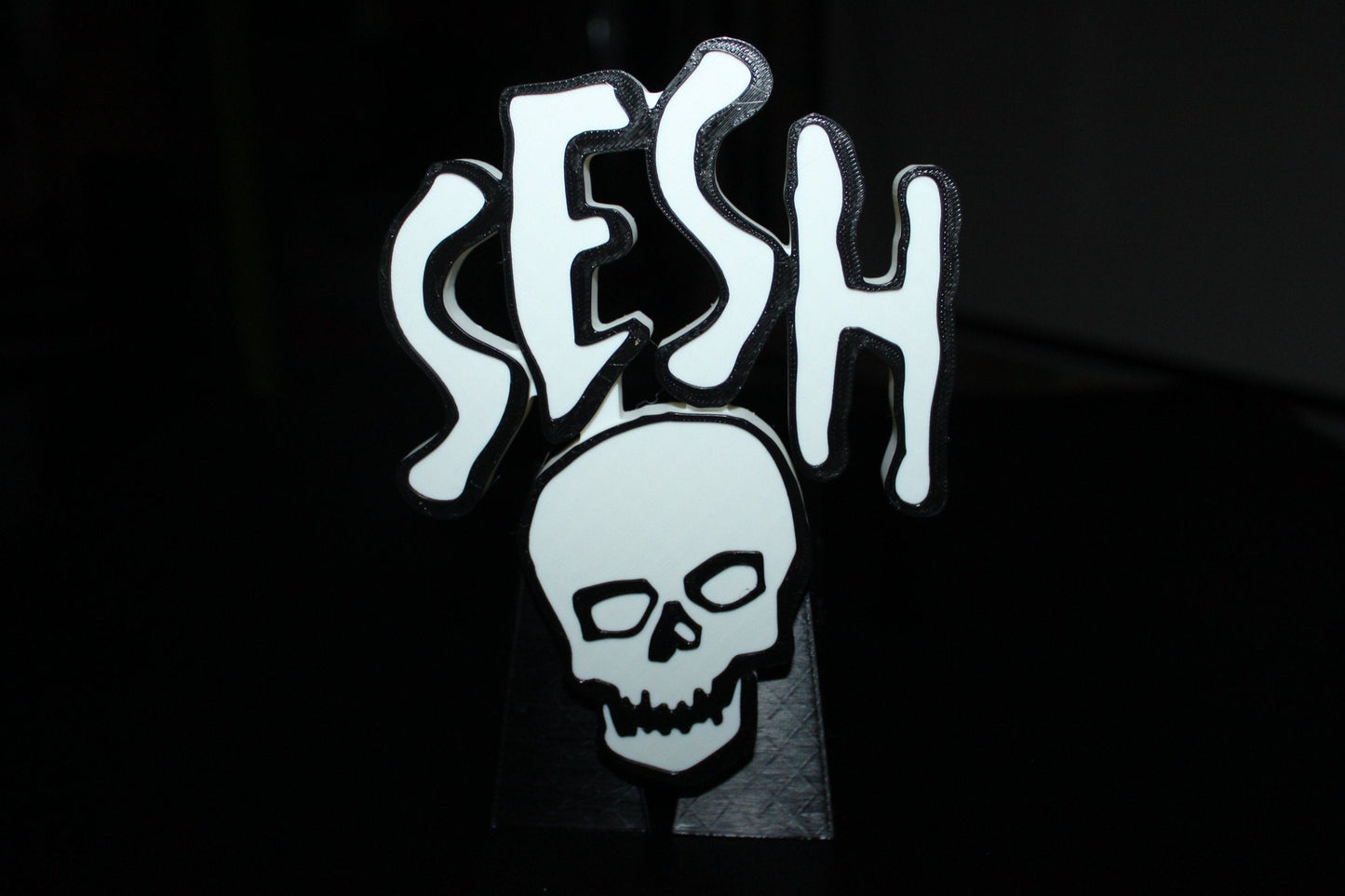 Team SESH, BONES 3D Printed Logo Art