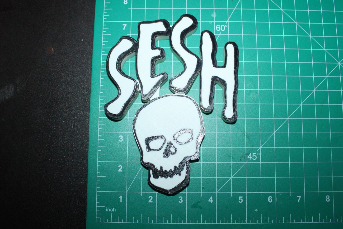 Team SESH, BONES 3D Printed Logo Art