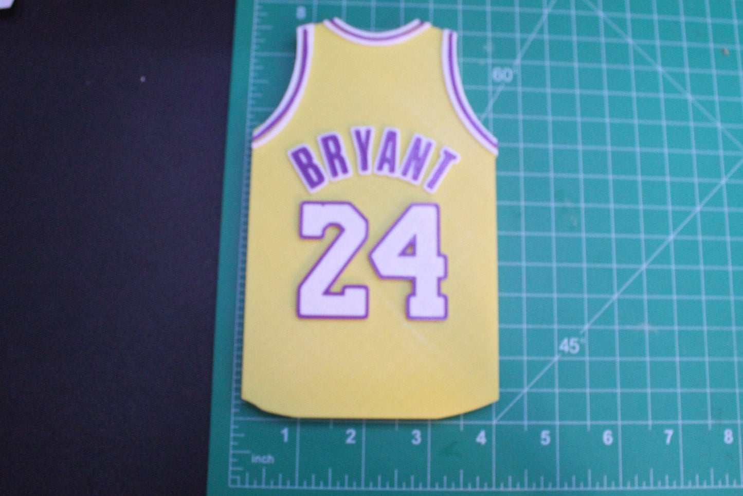 Kobe Bryant Lakers Jersey 3D printed Logo Sign Wall Desk Shelf Art