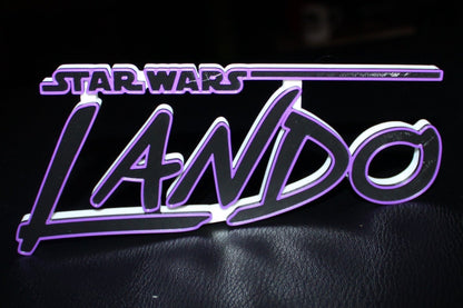 Lando 3D printed Logo Art