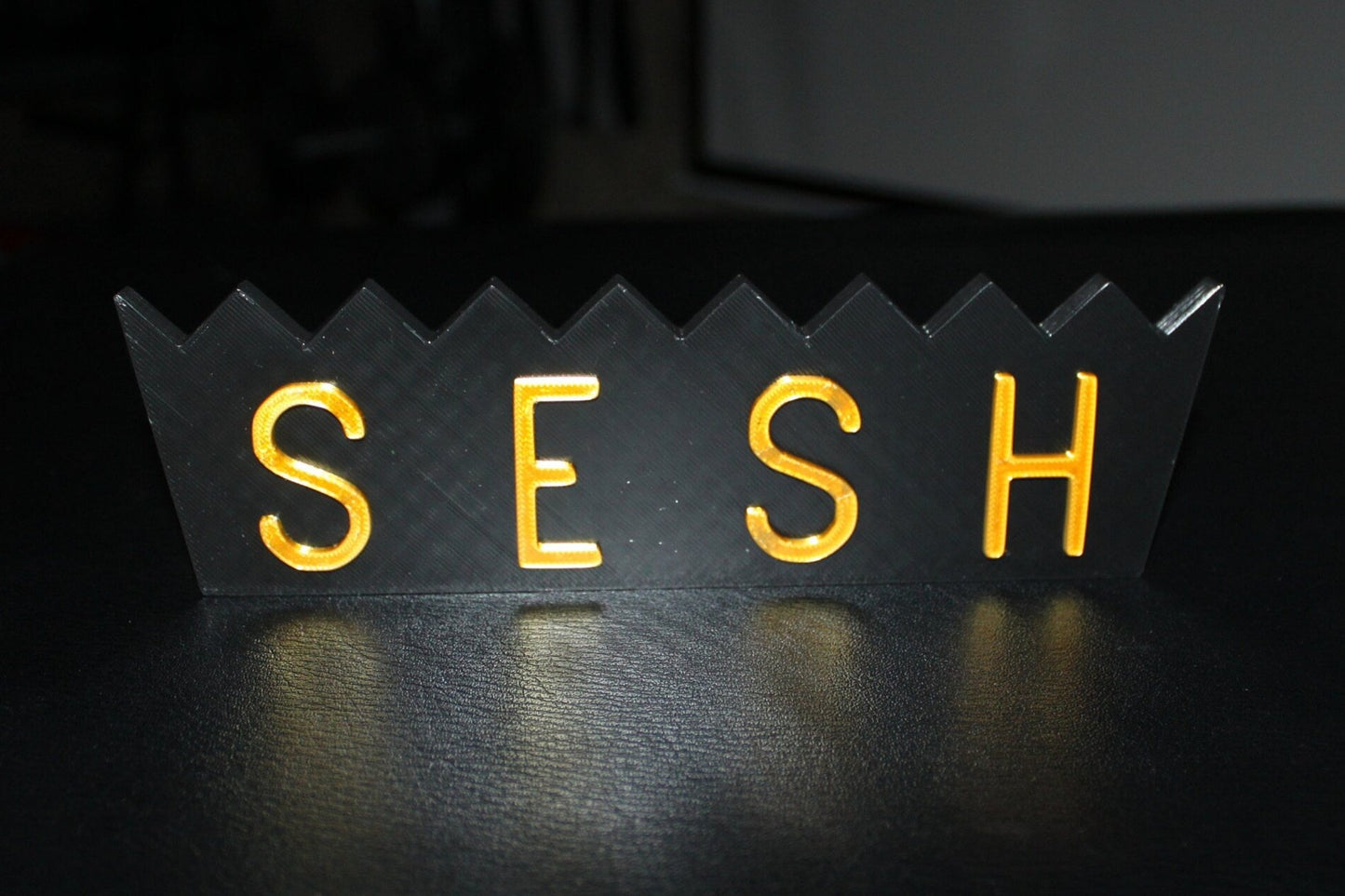 Team SESH, BONES 3D printed Logo Sign Wall Desk Shelf Art