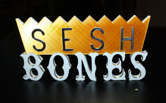 BONES, Team S E S H 3D Printed Logo Art