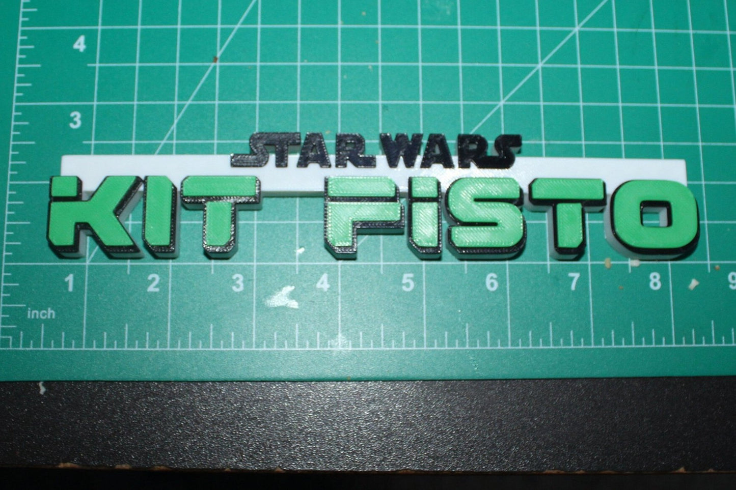 Kit Fisto 3D printed Comic Logo Art