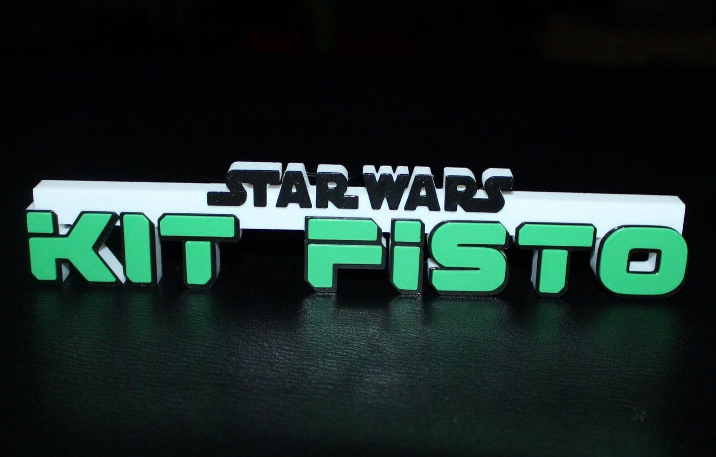 Kit Fisto 3D printed Comic Logo Art