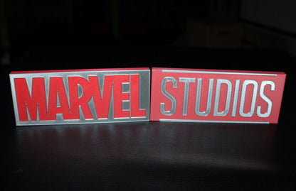 Marvel Studios 3D printed Comic Logo Art