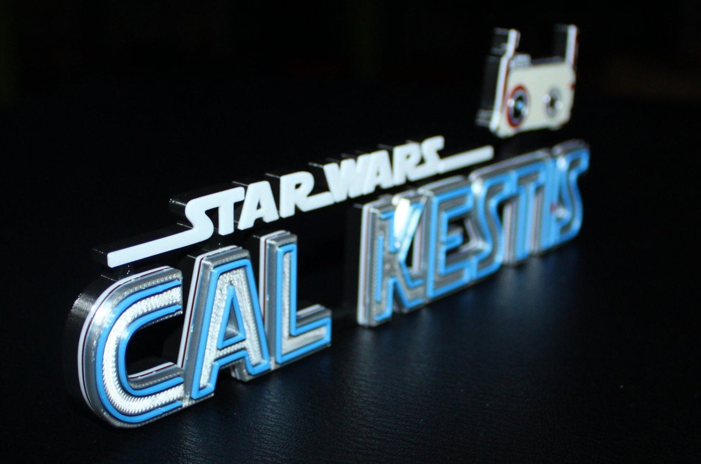 Cal Kestis 3D printed Logo Art