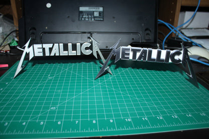 Metallica 3D Printed Logo Art