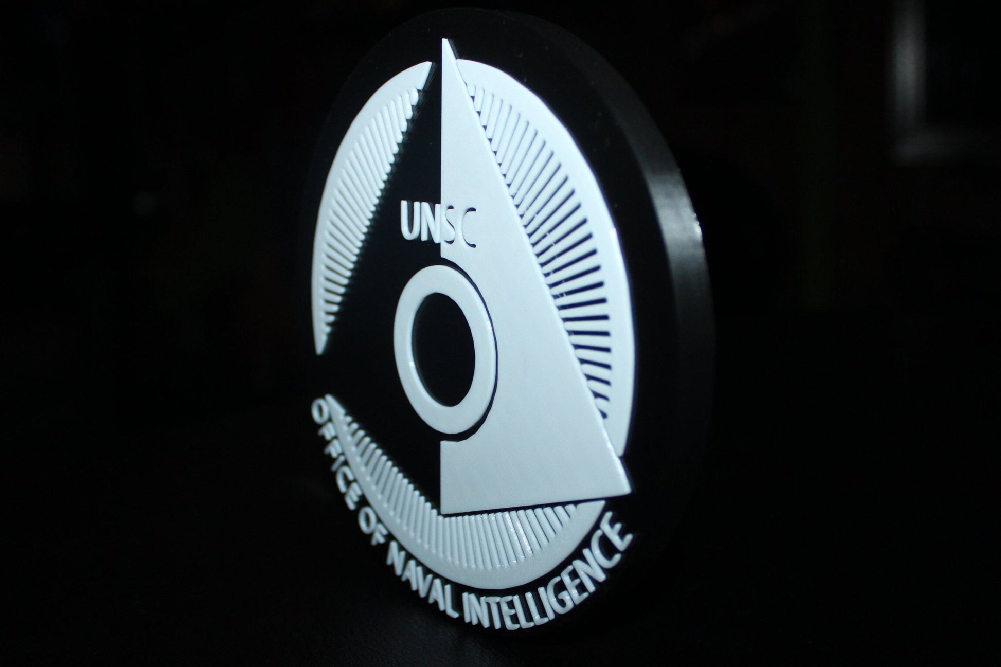 Halo, UNSC Office of Naval Intelligence 3D printed Logo Art