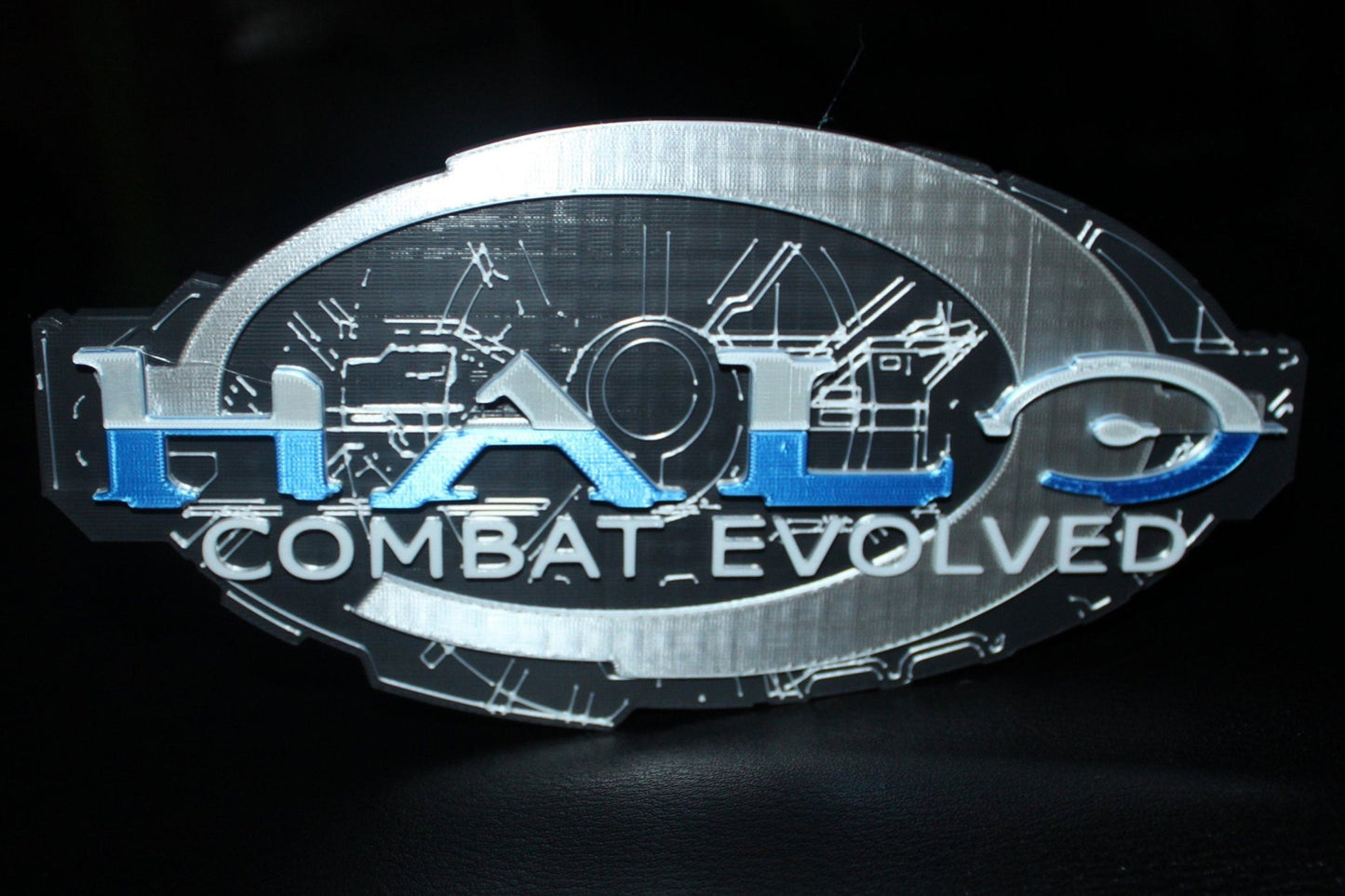 Halo Combat Evolved 3D printed Logo Art