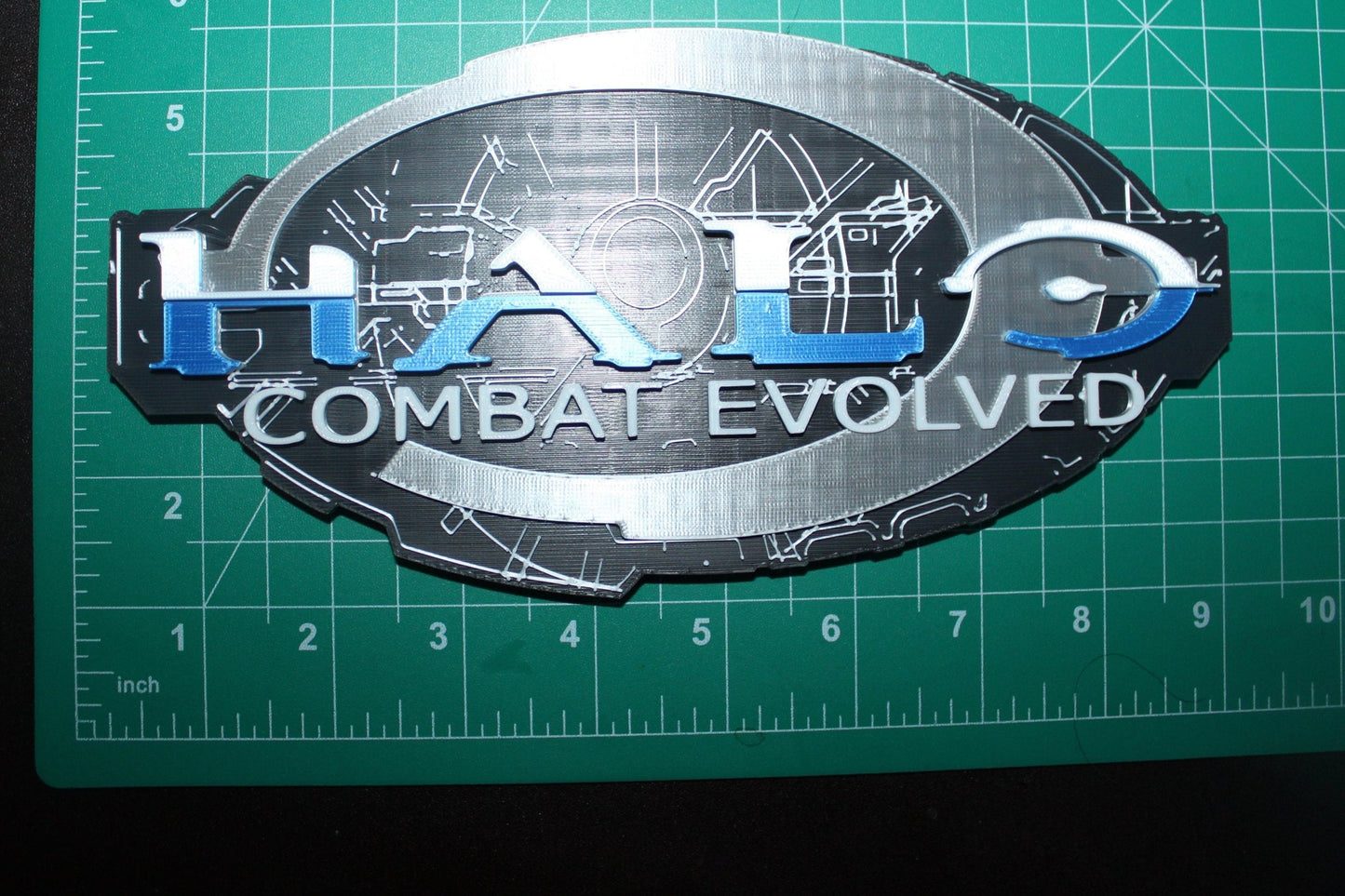 Halo Combat Evolved 3D printed Logo Art