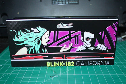 Blink 182 California 3D Printed Logo Art