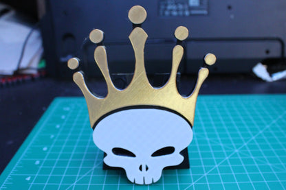 Halo Skull King Emblem 3D printed Logo Art