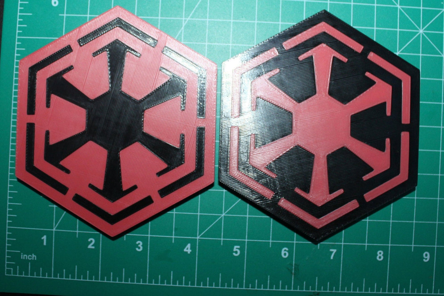 Sith Empire Emblem 3D printed Logo Art