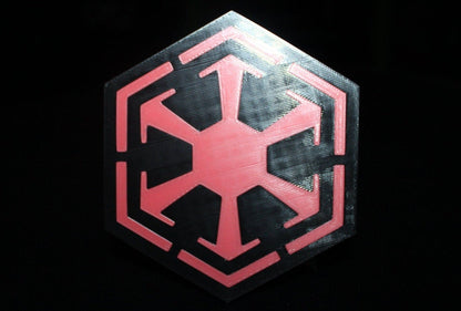 Sith Empire Emblem 3D printed Logo Art